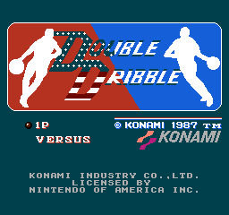 Double Dribble title screenshot